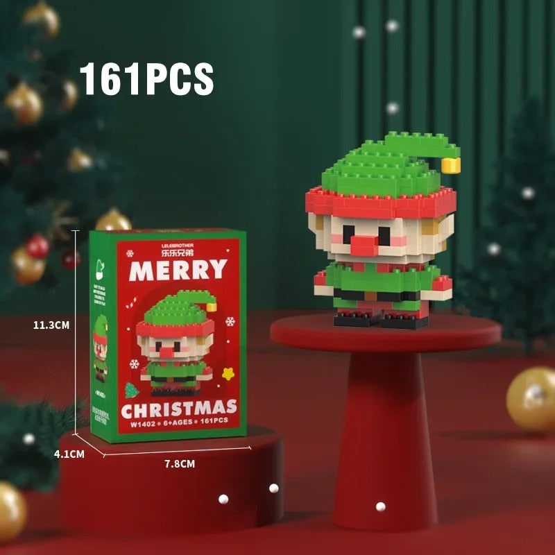 Hendrano™ Christmas Micro Building Blocks with Holiday Figures