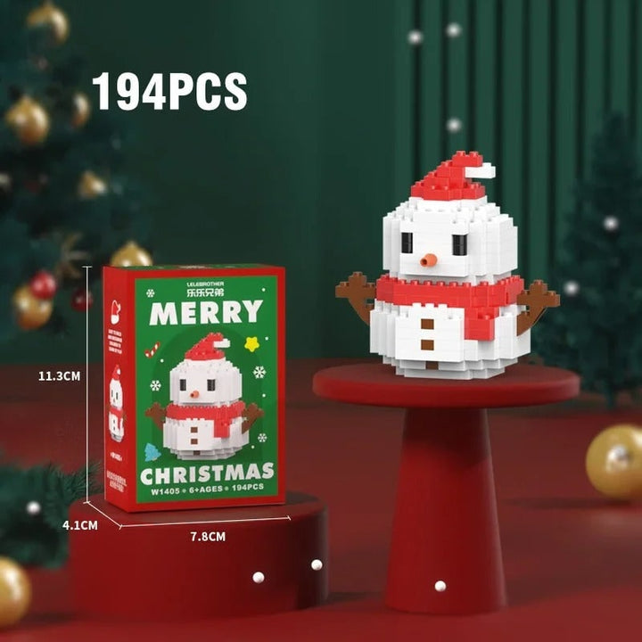 Hendrano™ Christmas Micro Building Blocks with Holiday Figures