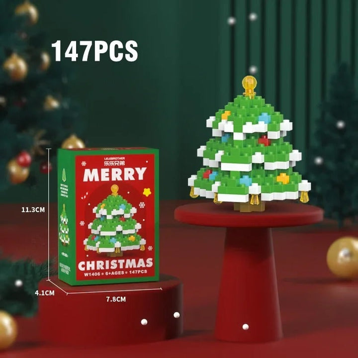 Hendrano™ Christmas Micro Building Blocks with Holiday Figures