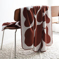 Hendrano™ Boho Abstract Throw Blanket with Nordic-Inspired Style