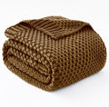 Hendrano™ Chunky Knit Weighted Blanket in Breathable Cooling Microfiber