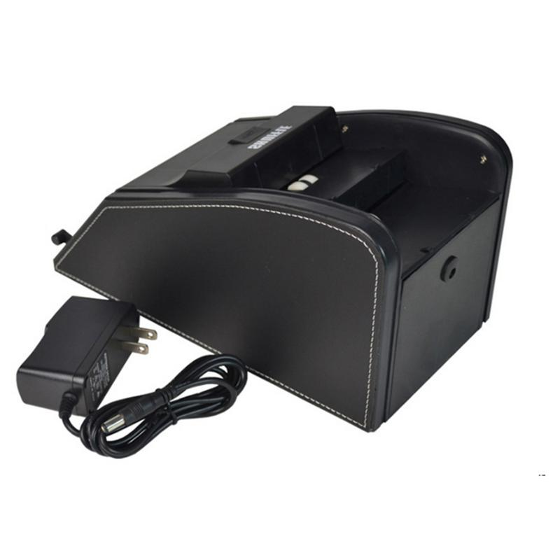Hendrano™ Automatic Card Shuffler for One or Two Decks, Battery or Plug-In
