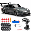 Hendrano™ Retro 4WD Drift RC Car with LED Lights and Swappable Tires