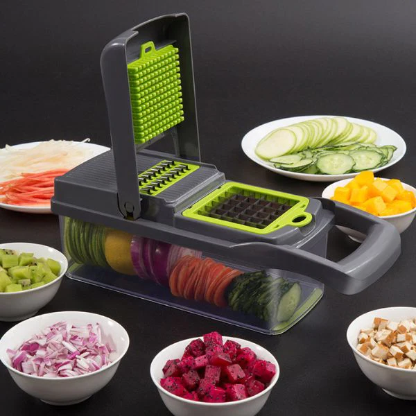 Hendrano™ Multifunctional Vegetable Slicer and Shredder with Steel Blades