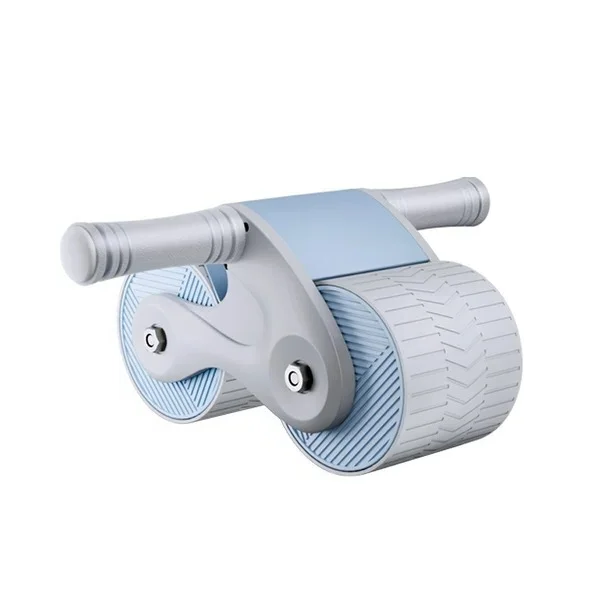 Ab Roller with Double-Spring Rebound and Built-In Phone Stand