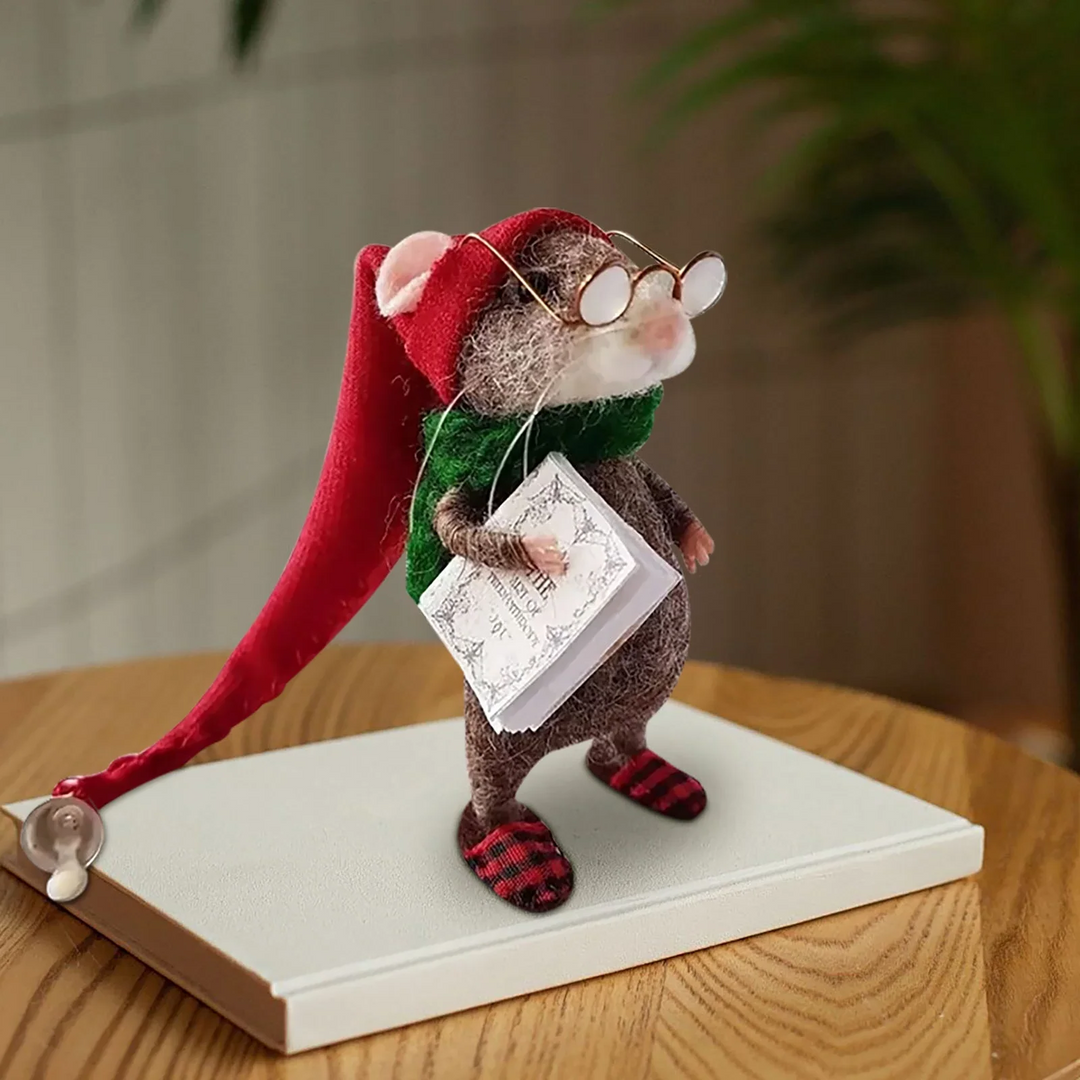 Hendrano™ Needle Felted Mouse DIY Craft Kit for Holiday Decorating