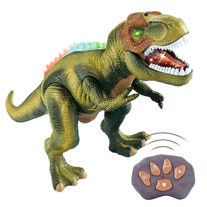 Remote Control T-Rex Dinosaur That Walks, Roars and Lights Up