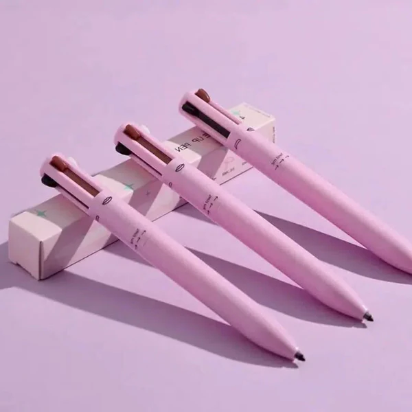 4-in-1 Makeup Pen with Eyeliner, Lip Liner, Brow and Highlighter