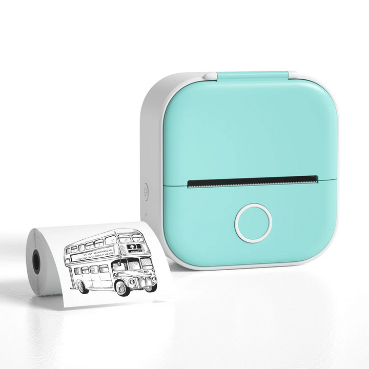 Mini Bluetooth Thermal Printer for Labels, Notes and Photos