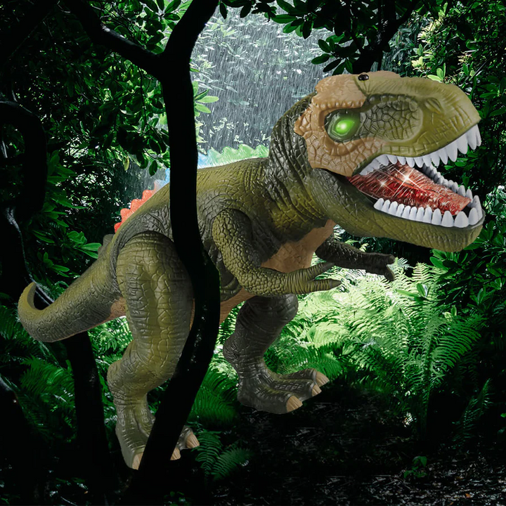 Remote Control T-Rex Dinosaur That Walks, Roars and Lights Up