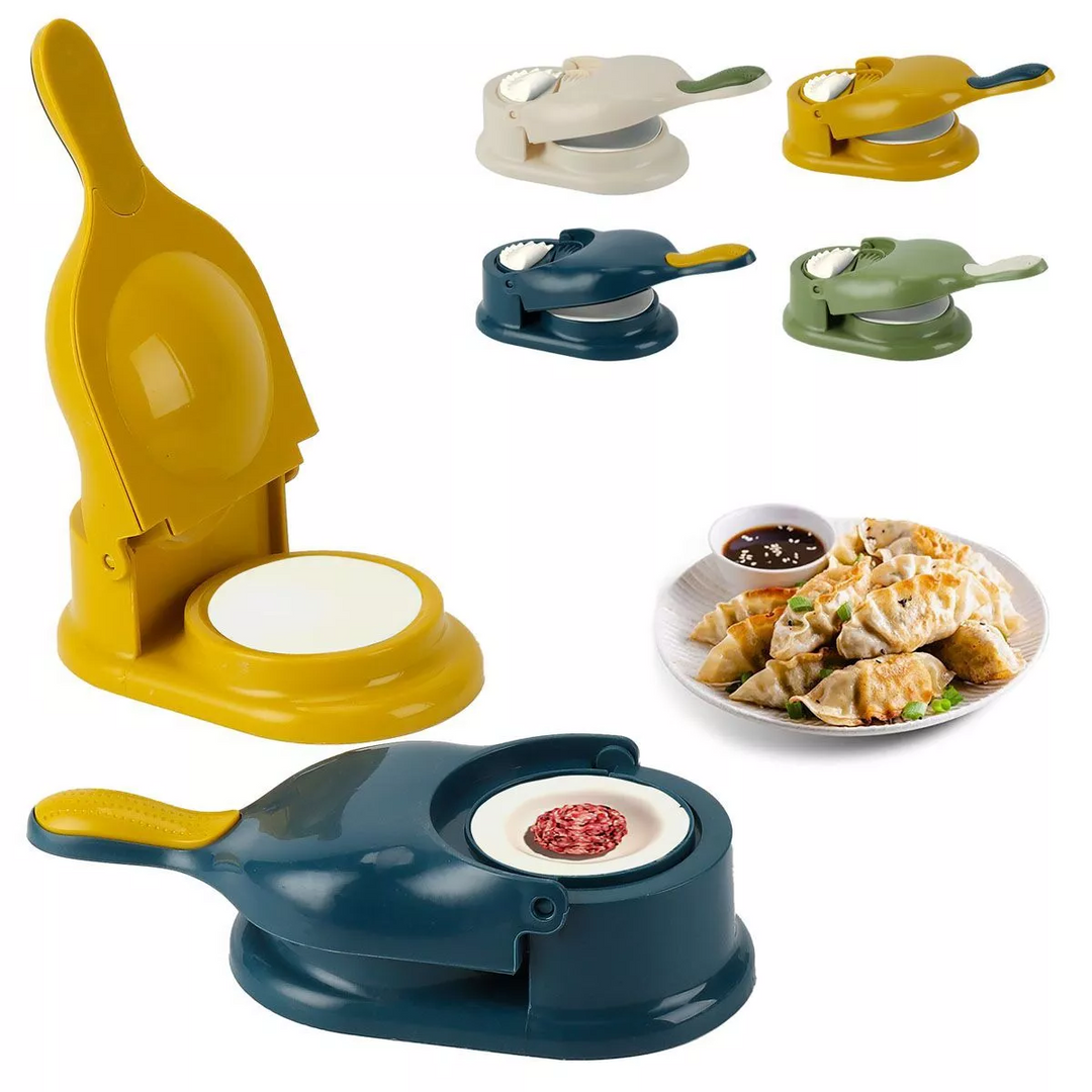 2-in-1 Dumpling Maker and Dough Press for Perfect Seals