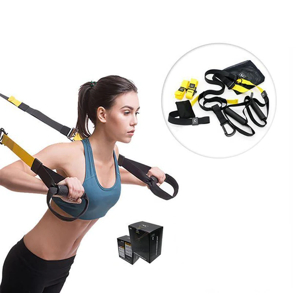 Suspension Training Straps for Full-Body Home Workouts