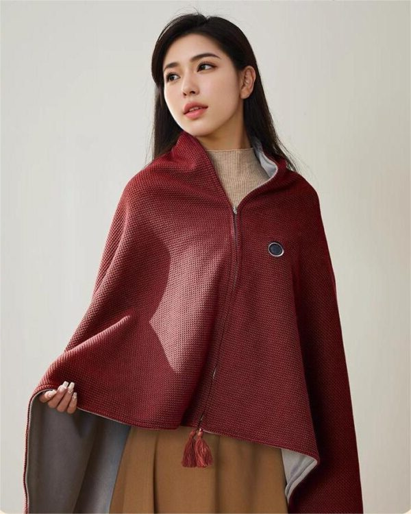 USB Heated Shawl Wrap with 3 Heat Levels, Warm in 15 Sec – Hendrano™