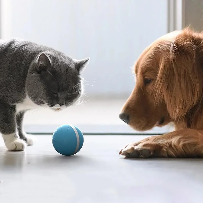 Self-Rolling Smart Ball Toy for Cats and Dogs with 3 Modes