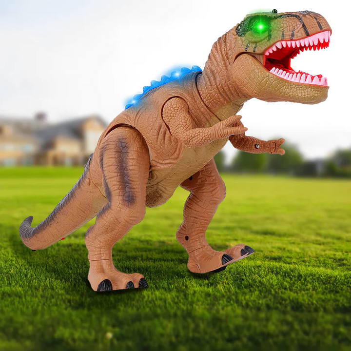 Remote Control T-Rex Dinosaur That Walks, Roars and Lights Up