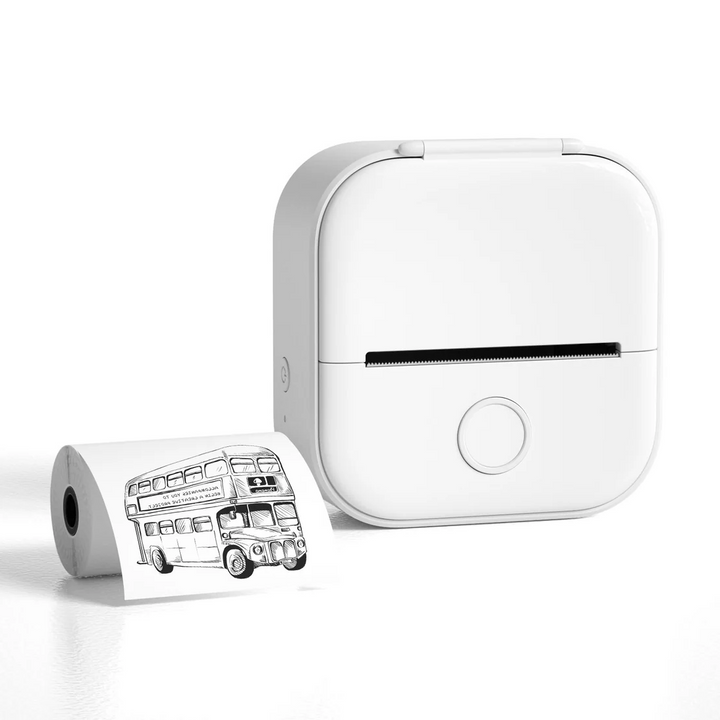 Mini Bluetooth Thermal Printer for Labels, Notes and Photos