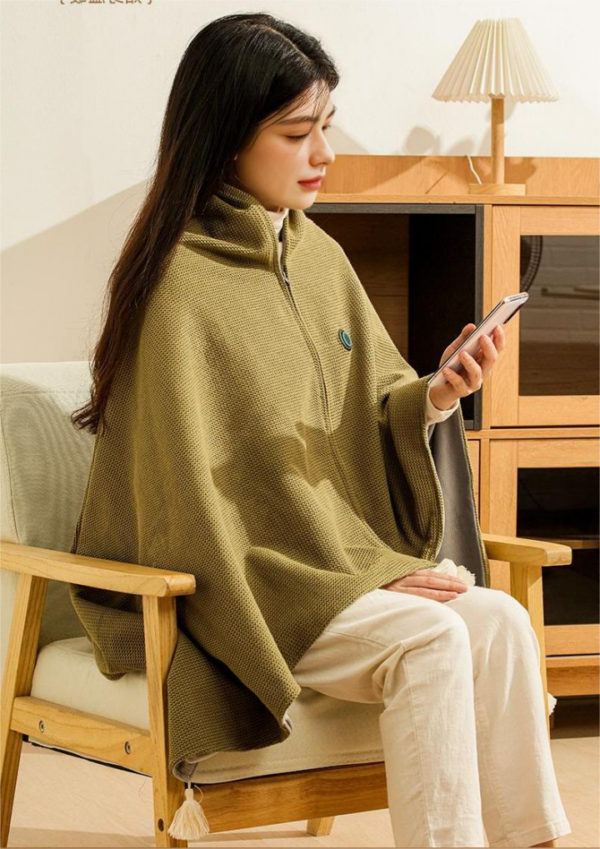 USB Heated Shawl Wrap with 3 Heat Levels, Warm in 15 Sec – Hendrano™