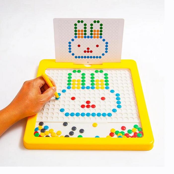 Hendrano™ Large Magnetic Drawing Board for Kids with Pattern Cards
