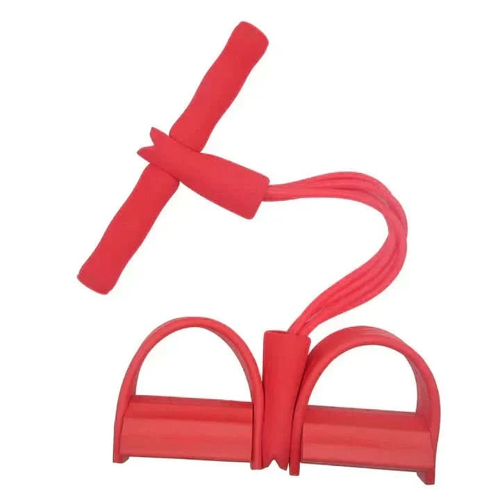 Portable Pedal Resistance Band with Non-Slip Foam Handles