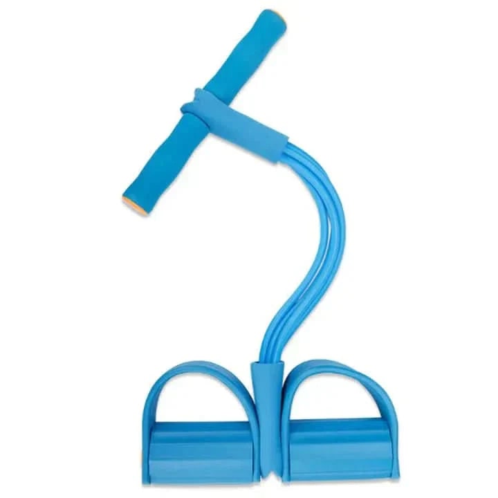 Portable Pedal Resistance Band with Non-Slip Foam Handles