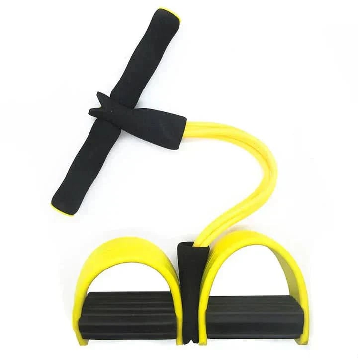 Portable Pedal Resistance Band with Non-Slip Foam Handles