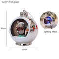 Hendrano™ Light-Up Christmas Ornament Ball with 3D Figure Inside