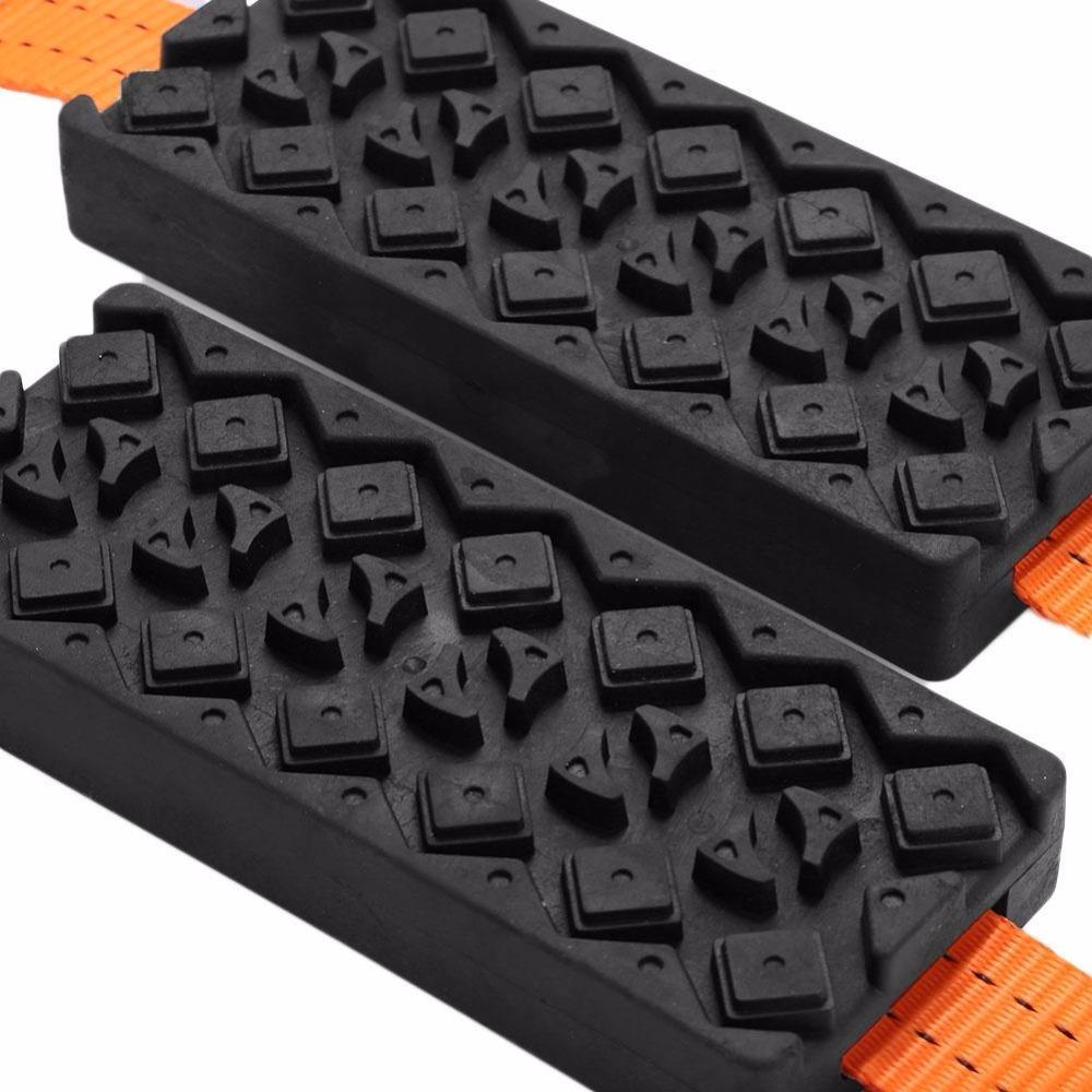 Hendrano™ Anti-Skid Tire Traction Blocks for Snow and Mud, Set of 2