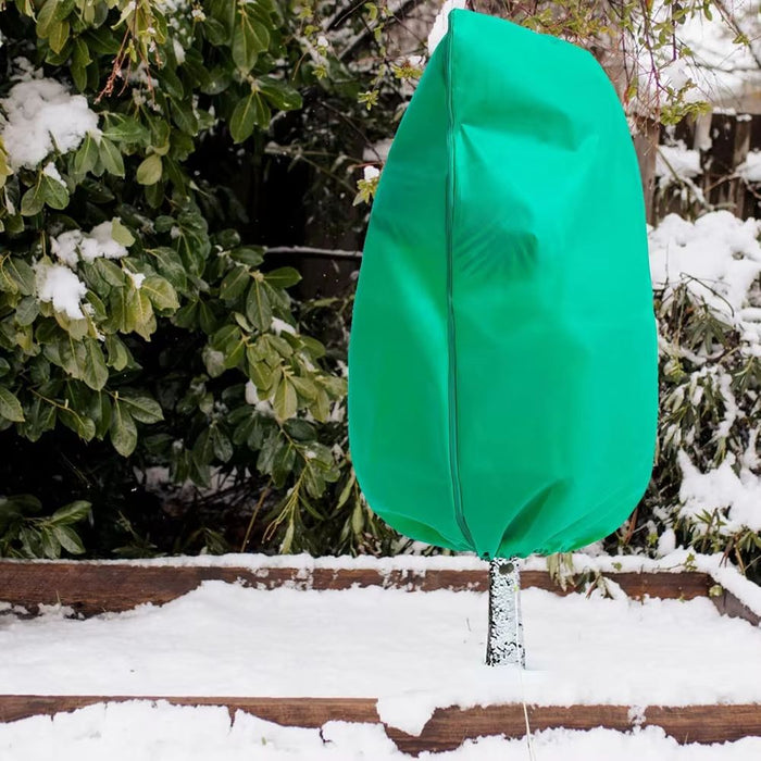 Hendrano™ Breathable Plant Frost Cover with Zipper and Drawstring Base
