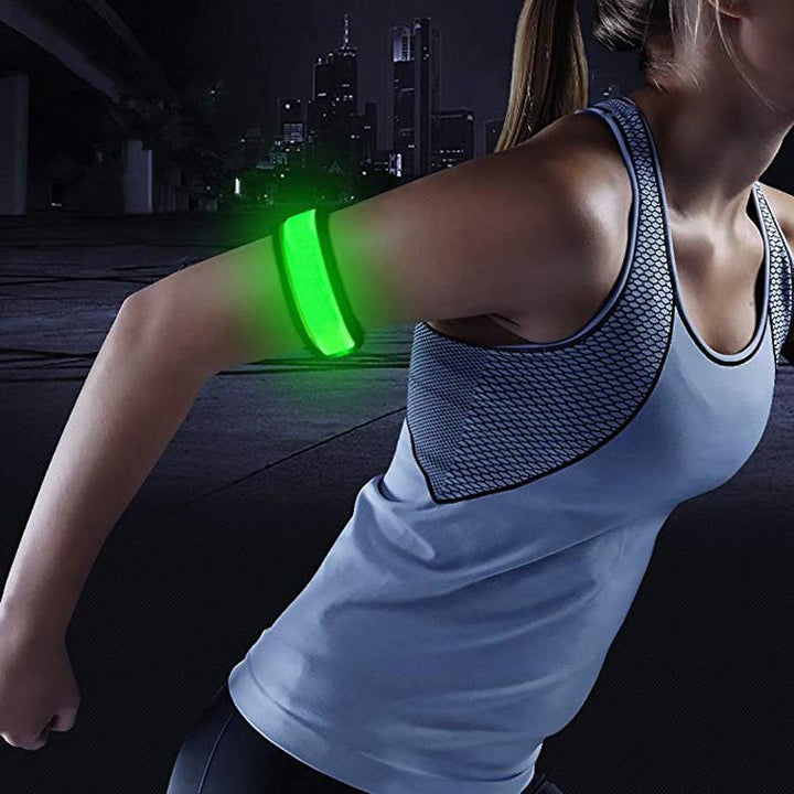 Hendrano™ Adjustable Light-Up LED Armband for Night Walks and Runs