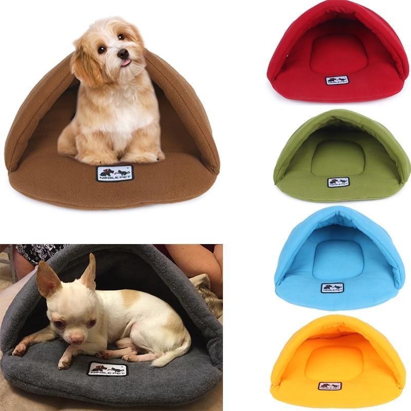 Soft Polar Fleece Dog Bed for Warm, Cozy Winter Nights