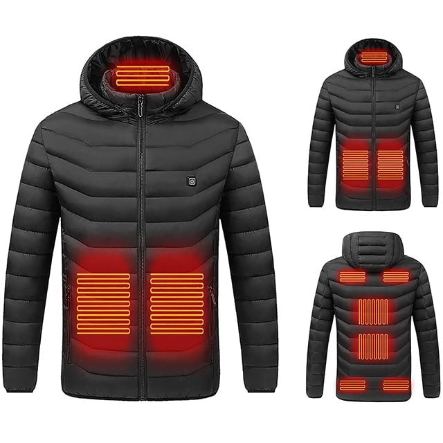 Hendrano™ Heated Puffer Jacket with Hood and 9 Heat Zones