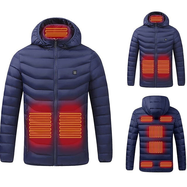 Hendrano™ Heated Puffer Jacket with Hood and 9 Heat Zones