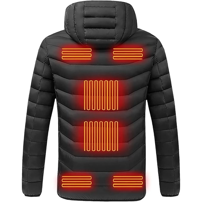 Hendrano™ Heated Puffer Jacket with Hood and 9 Heat Zones