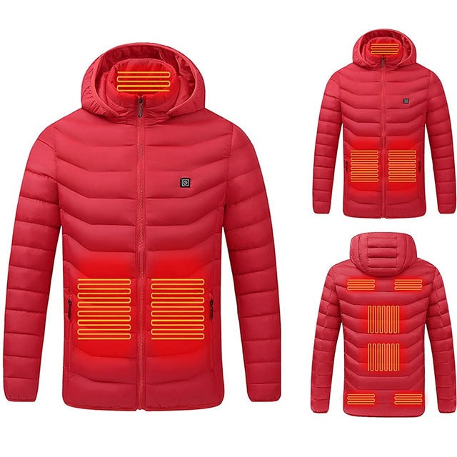 Hendrano™ Heated Puffer Jacket with Hood and 9 Heat Zones