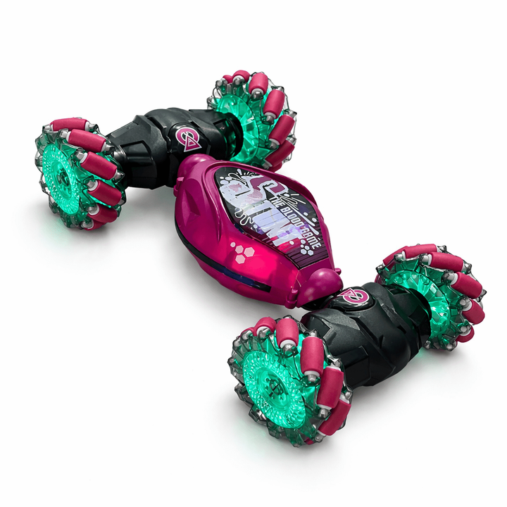 Gesture Control RC Stunt Car with LED Light-Up Wheels