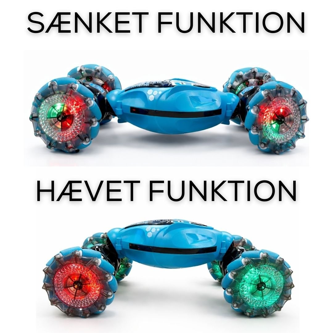 Gesture Control RC Stunt Car with LED Light-Up Wheels
