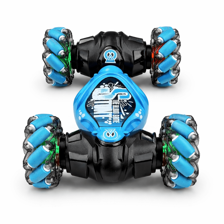 Gesture Control RC Stunt Car with LED Light-Up Wheels
