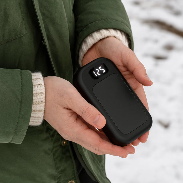 Hendrano™ Electric Hand Warmer with LED Display and 3 Heat Levels