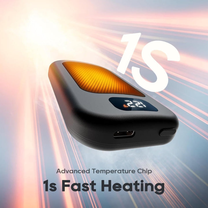 Hendrano™ Electric Hand Warmer with LED Display and 3 Heat Levels