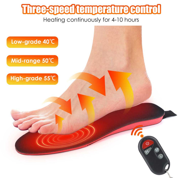 Hendrano™ Rechargeable Heated Insoles, Up to 10 Hours of Heat