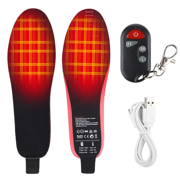 Hendrano™ Rechargeable Heated Insoles, Up to 10 Hours of Heat