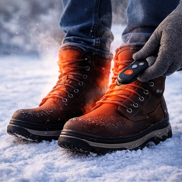 Rechargeable Heated Insoles with Remote Control and Arch Support – Hendrano™