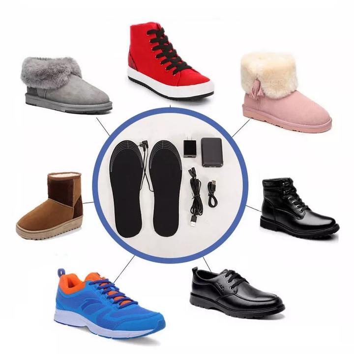 Hendrano™ USB Heated Shoe Insoles for Warm Feet on the Go