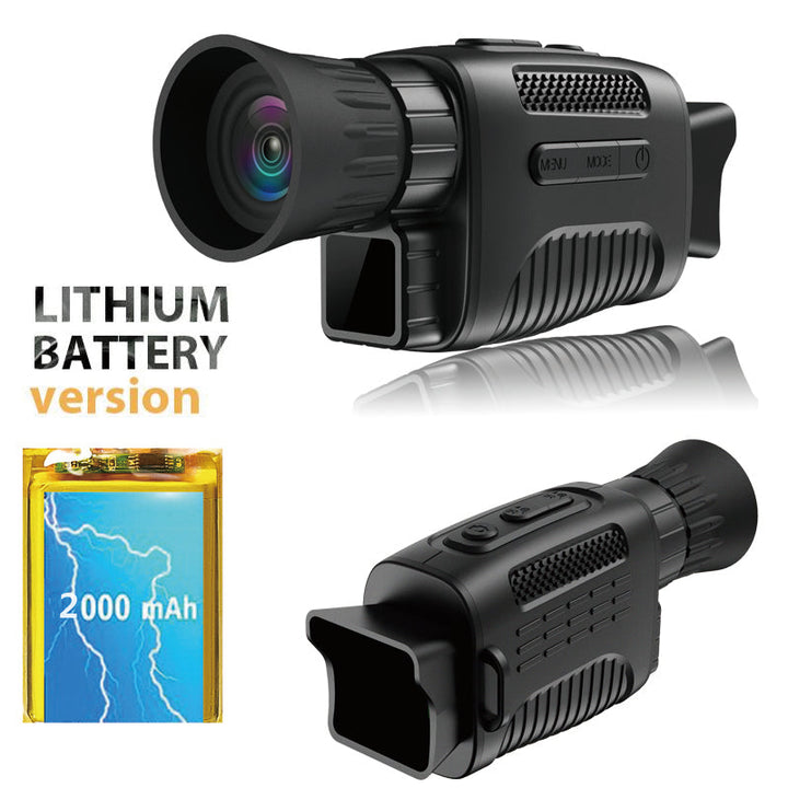 Compact Night Vision Monocular with 3x Optical Zoom and Infrared