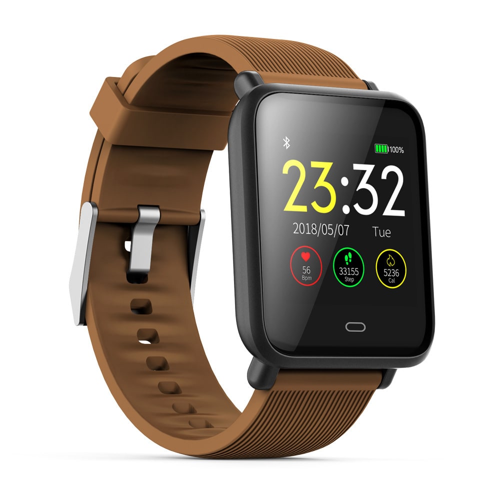 Rugged Fitness Smartwatch with Heart Rate and Sleep Tracking