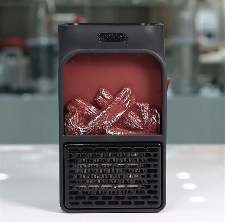 Hendrano™ Plug-In Flame Effect Heater with Remote Control and Timer