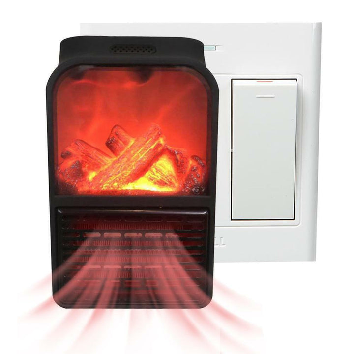 Hendrano™ Plug-In Flame Effect Heater with Remote Control and Timer
