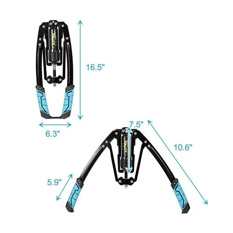 Hydraulic Chest and Arm Exerciser with 20 Resistance Levels