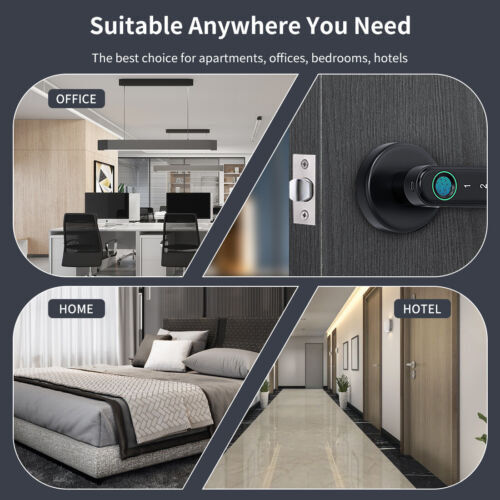 Smart Fingerprint Door Lock with App Control and Passcode
