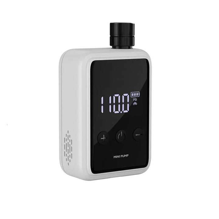 Electric Mini Bike Pump with Digital Display &amp; Auto Shutoff
